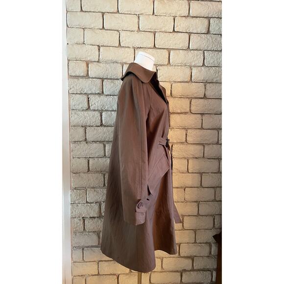 Max Studio Belted Double Breasted Trench Coat Women's Size S - Picture 4 of 7